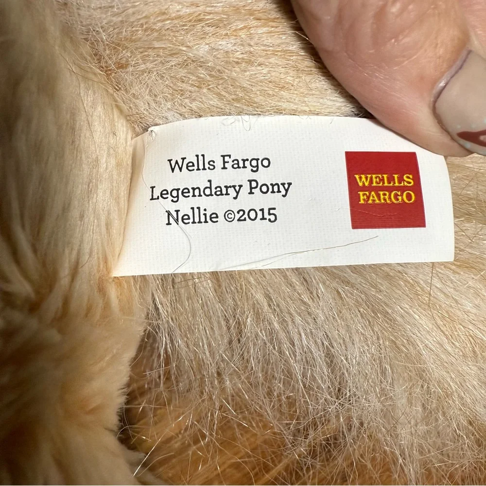 Wells Fargo‎ Legendary Pony Nellie 2015 Plush Stuffed Palomino Horse